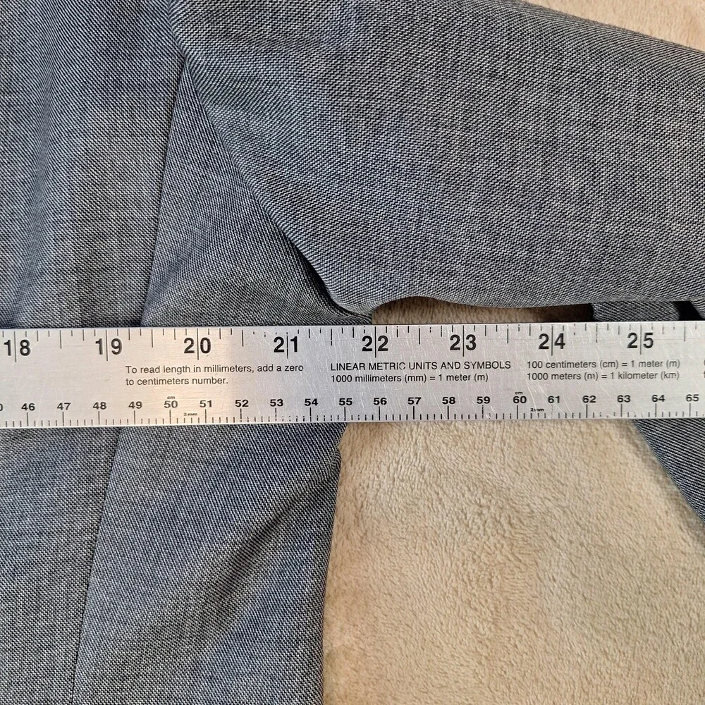 Lauren Ralph Lauren Suit Jacket Mens 40 R Gray Single Vent 2 Button Formal
